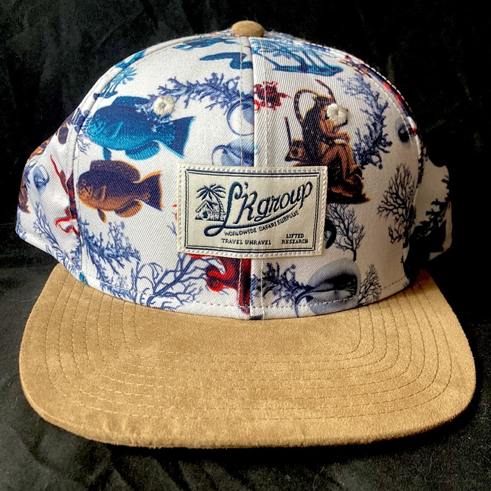 LRG Underwater theme SnapBack NWOT